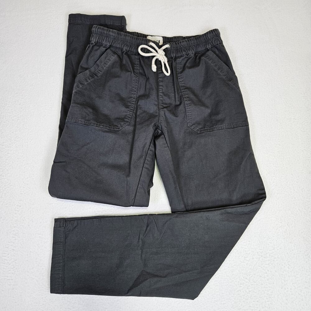 Pact Organic Cotton Field Pant Mens S Jogger Gray Lounge Casual Utility Tapered